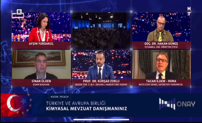 ONAY Mühendislik HaberTürk KKDİK REACH bant reklamı