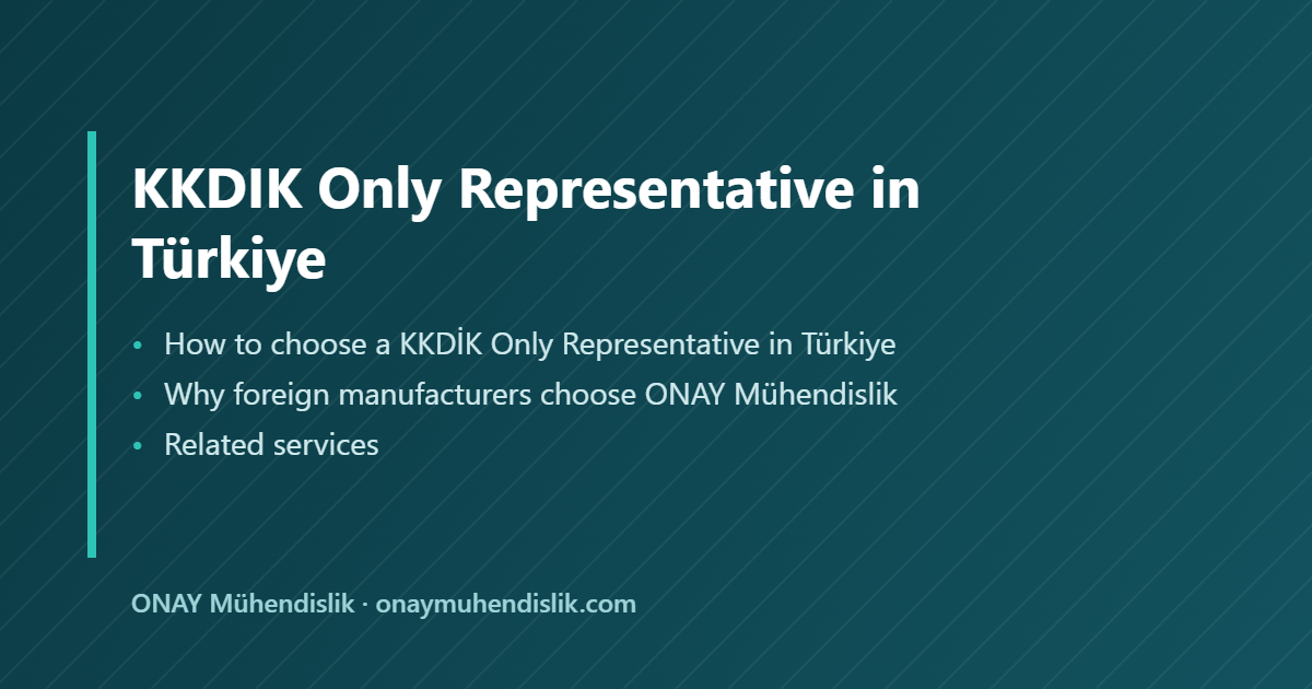 why foreign manufacturers choose ONAY — ONAY Mühendislik